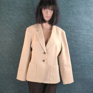 J Crew 2 Button Blazer Size 12 Petite
